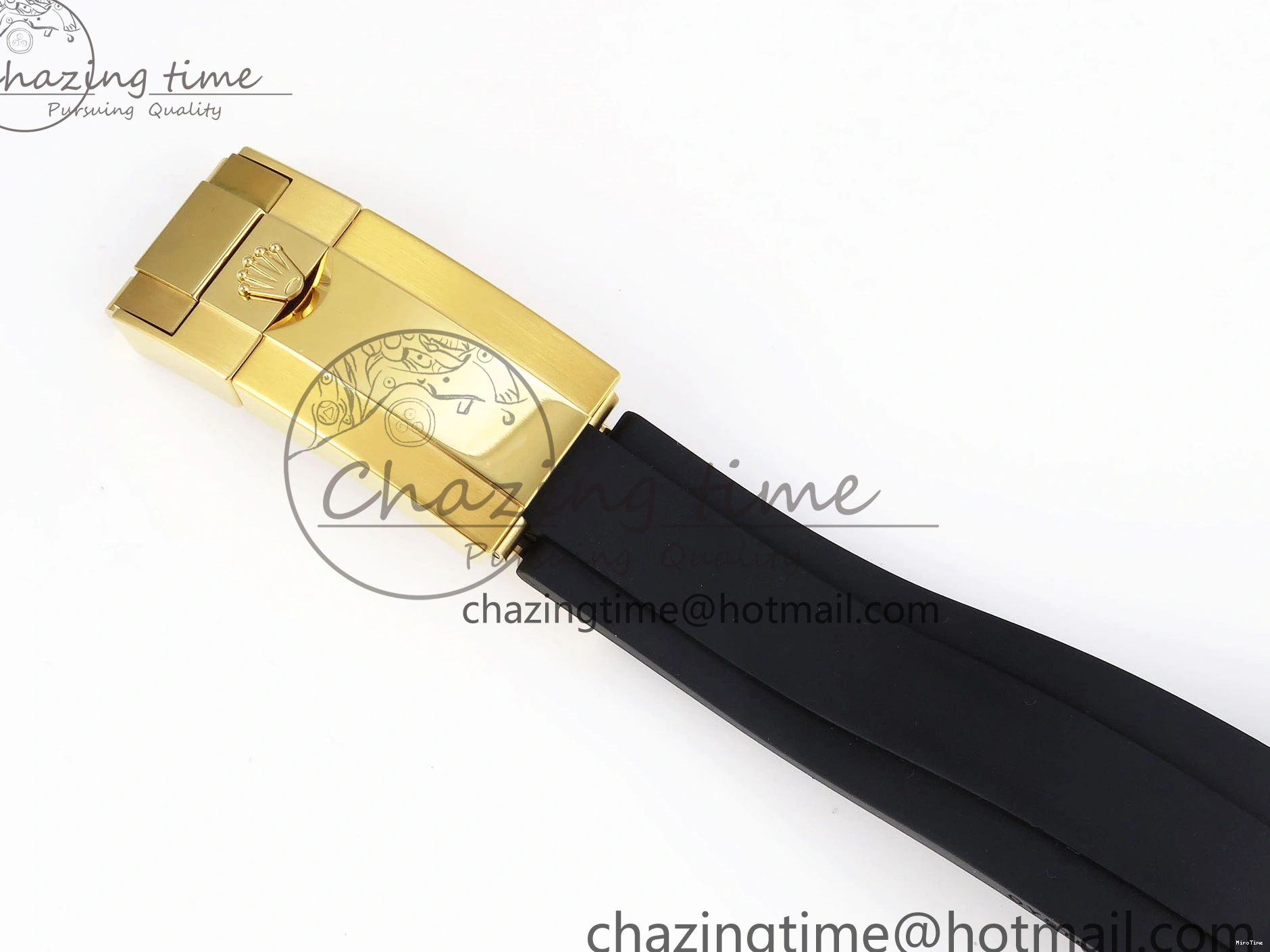 MiroTime 0117 Minimalist DAYTONA 116518 APSF 1:1 BEST EDITION WHITE DIAL ON OYSTERFLEX RUBBER STRAP SH 1781